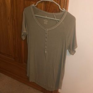 Olive green Aerie short sleeve